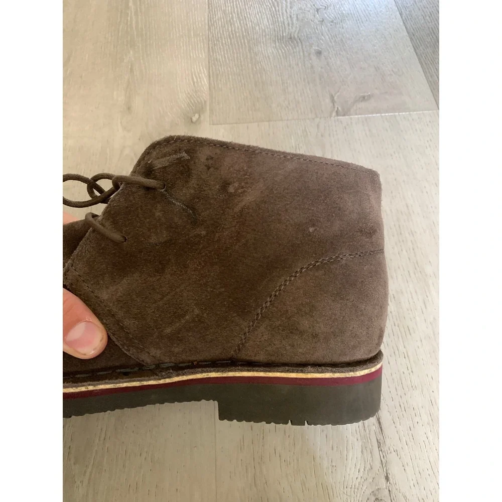 Propet Mens Brown Suede Leather Chukka‎ Desert Boots MCX012S Size 9 XX 5E Wide